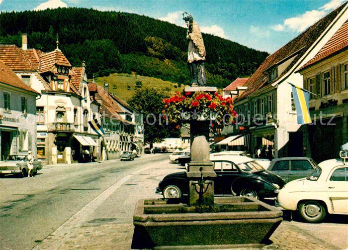 Wolfach Brunnen am Marktplatz