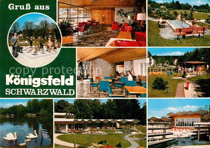 Koenigsfeld Schwarzwald Parkanlagen Hotel Restaurant Minigolf Wassertreten Schwa