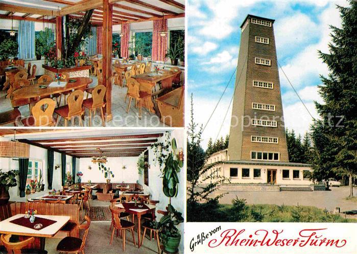 Oberhundem Rhein Weser Turm Restaurant