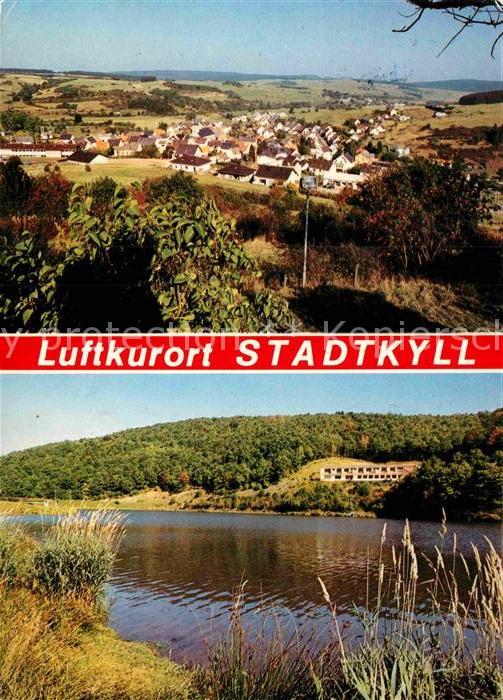 Stadtkyll Panorama Luftkurort Uferpartie an der Kyll