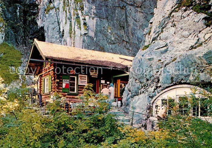 GARMISCH-PARTENKIRCHEN Bayern Hoellentalklamm Eingangshuette Huber Karte Nr 1022