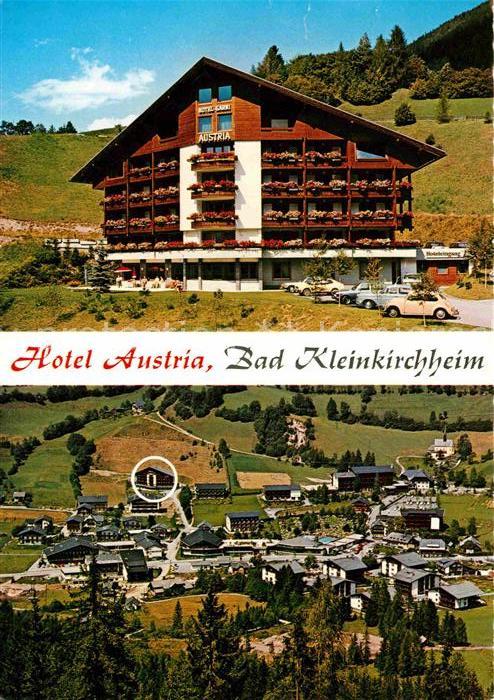 Bad Kleinkirchheim Kaernten Hotel Pension Austria Ortsansicht vom Berg aus