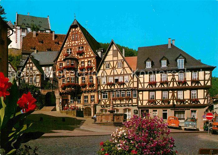 Miltenberg Main Marktplatz Fachwerkhaeuser