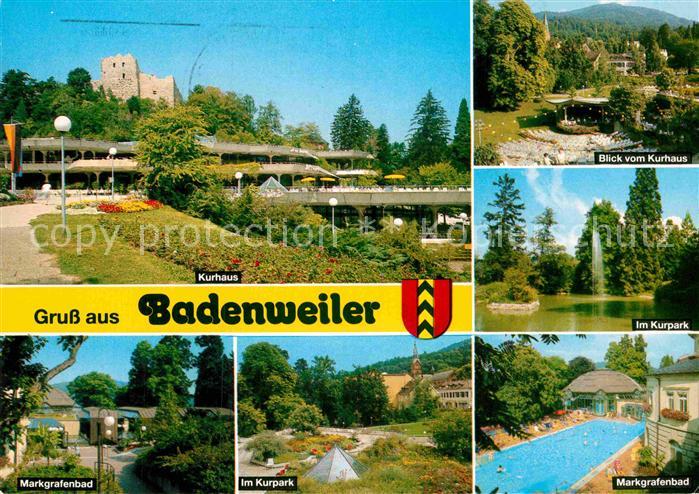 BADENWEILER BW Kurhaus Kurpark Markgrafenbad Kurort Markgraeflerland