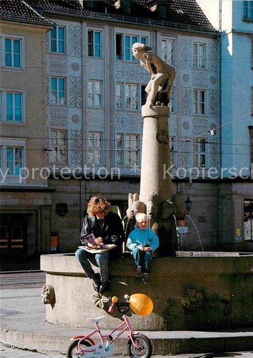 MAGDEBURG  CITY Alter Markt mit Eulenspiegelbrunnen