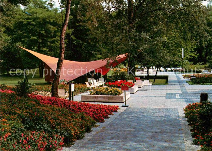 Bad Bellingen Musikpavillon im Kurpark Kurort im Dreilaendereck