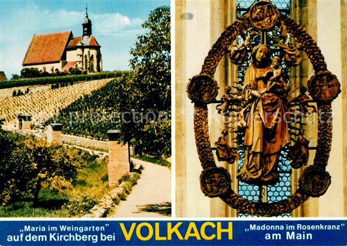Volkach Wallfahrtskirche Maria im Weingarten mit Madonna im Rosenkranz von Tilma