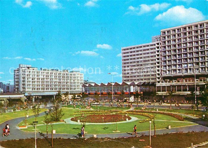 BERLIN  CITY Hochhaeuser Wohnblocks an der Rathausstrasse Hauptstadt der DDR