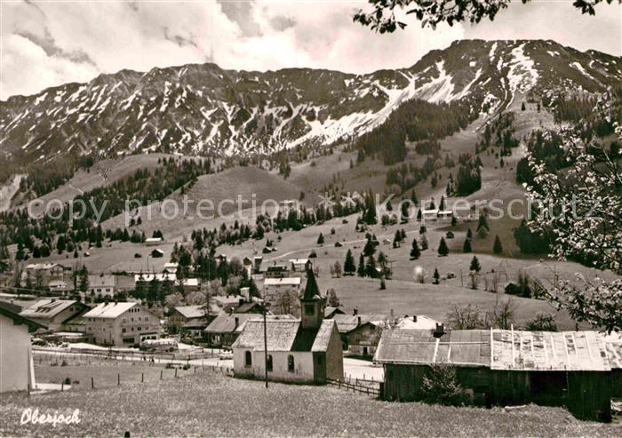 Oberjoch Panorama Kurorte mit Iseler Allgaeuer Alpen