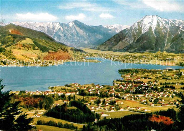 Bad Wiessee Panorama Tegernseer Tal mit Rottach Egern Wallberg Mangfallgebirge