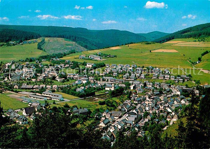 Willingen Sauerland Panorama Heiklimatischer Kneippkurort Wintersportplatz