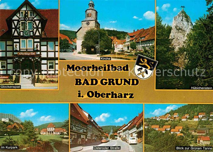 Bad Grund Glockenspiel Kirche Huebichenstein Gruene Tanne Osteroder Strassen Kur