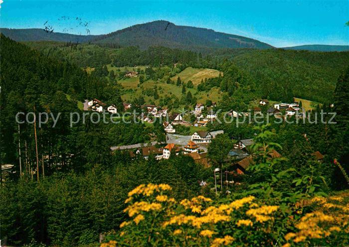 Schoenmuenzach Panorama Kneippkurort im Murgtal Schwarzwald