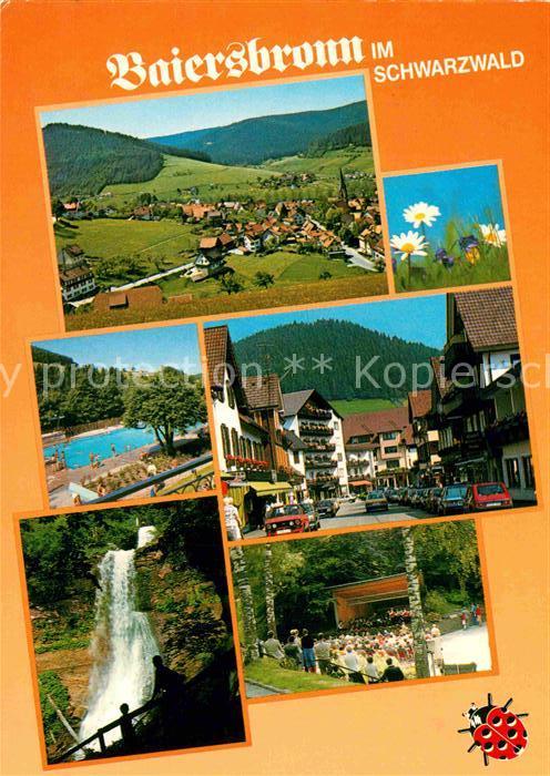 Baiersbronn Schwarzwald Landschaftspanorama Blumen Freibad Innenstadt Konzertpav