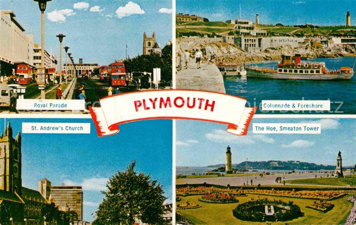 Plymouth  UK South West Royal Parade Colonnade St Andrews Church The Hoe Smeaton