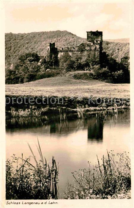 Lahntal Schloss Langenau Lahnpartie