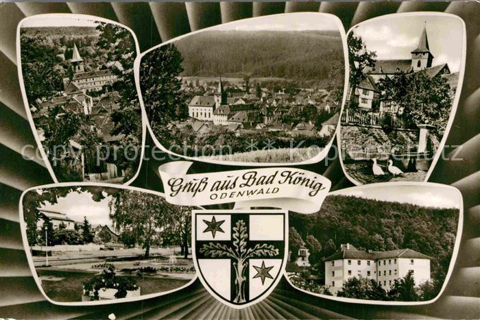 Bad Koenig Odenwald Kirche Schloss Kurpark Kurhaus