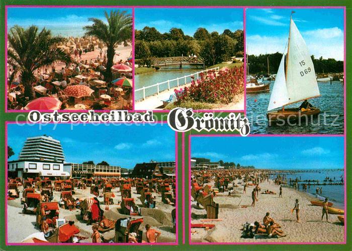 Groemitz Ostseebad Strandpartien Promenade