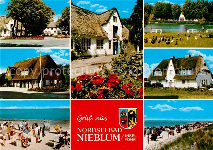 Nieblum Friesenhaeuser Strandpartien