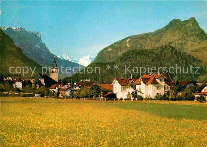 Bad Reichenhall St Zeno mit Reiteralpe Loferer Steinberge