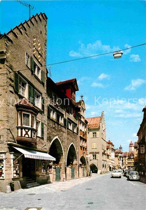 Lindau Bodensee Hauptstrasse mit Brodlaube