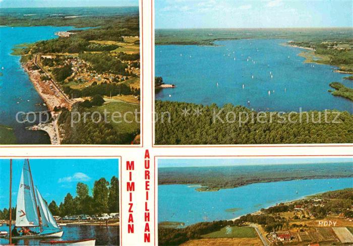 Aureilhan Landes Fliegeraufnahmen Camping Strand