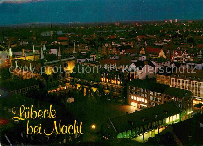 Luebeck bei Nacht
