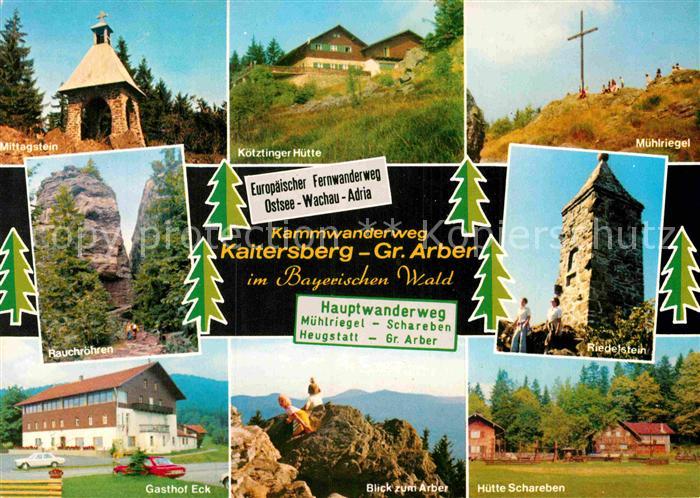 Grosser Arber Mittagstein Koetztinger Huette Muehlriegel Rauchroehren Riedelstei