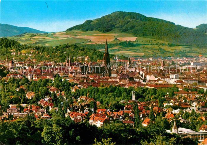 Freiburg Breisgau Panorama mit Muenster