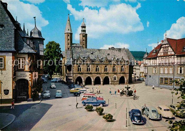 Goslar Rathaus und Marienkirche Hotel Kaiser Worth