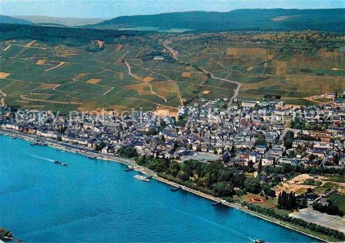 Ruedesheim Rhein Fliegeraufnahme