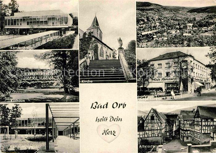 Bad Orb Konzerthalle Kurhaus Kirche Kurviertel Cafe Sprudel Konzert Altstadt