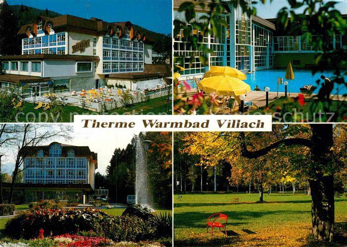 Warmbad Villach Kurhotel Karawankenhof mit Therme und Kurpark