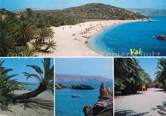 Vai Strand Palmen Seepanorama