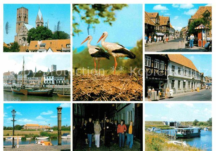 Ribe Kirche Storchennest Dorfmotive Faehre