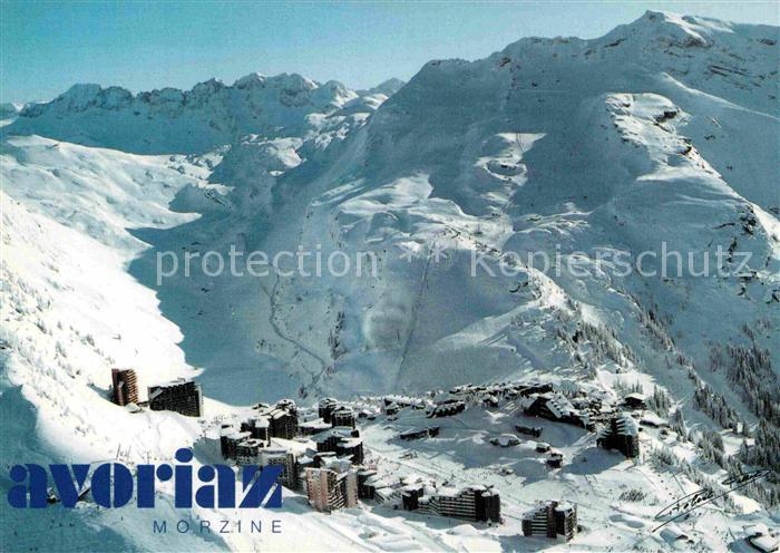 Avoriaz Les pistes de ski et les Hts Forts