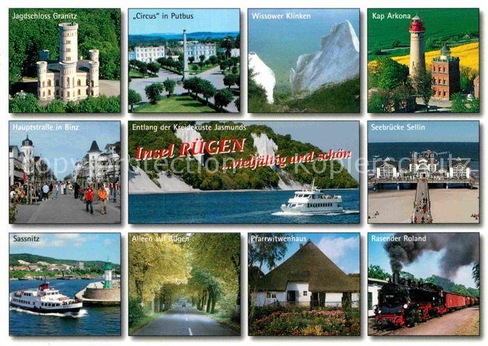 Insel Ruegen Jagdschloss Granitz Cirus Cottbus Wissower Klinken Kap Arkona Binz