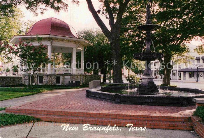 New Braunfels Historic Fountain and Bandstand