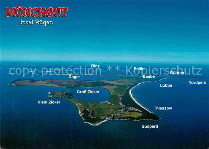 Insel Ruegen Moenchgut Fliegeraufnahme