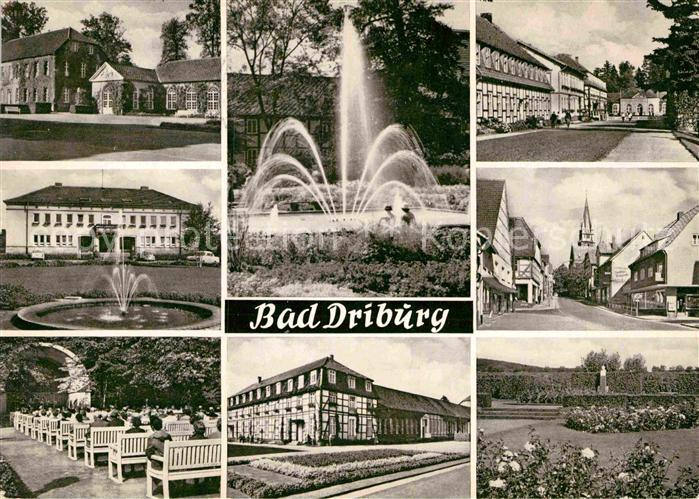 Bad Driburg Kuranlagen Springbrunnen Kurkonzert