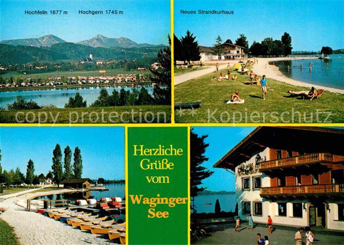 Waging See Hochfelln Hochgern Neues Strandkurhaus Bootsliegeplatz Hotel