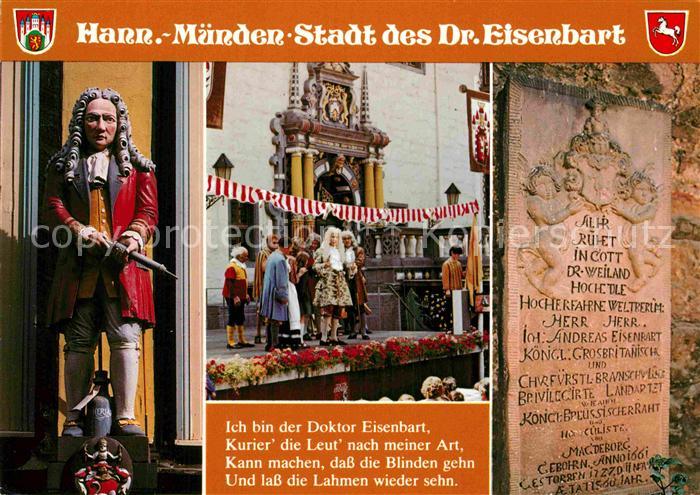 Hann. Muenden Doktor Eisenbart Buehne Grabmal an der Aegidi Kirche