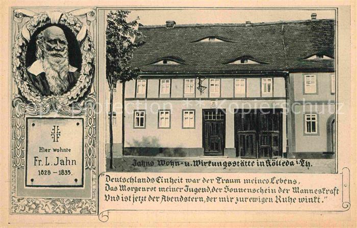 Koelleda Jahns Wohn- und Wirkungsstaette