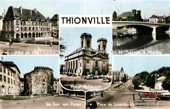 Thionville Eglise St. Maximin Place du Luxembourg Moselle Tour aux Puces