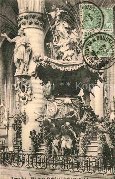 Bruessel Bruxelles Kirchenpartal