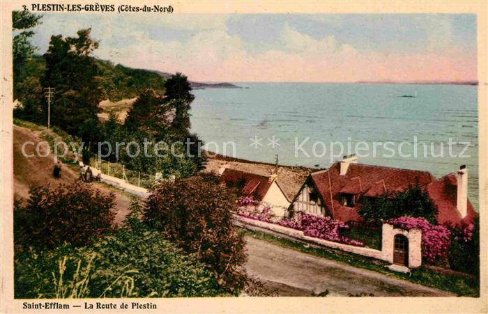 Plestin-les-Greves Saint Efflam Route de Plestin