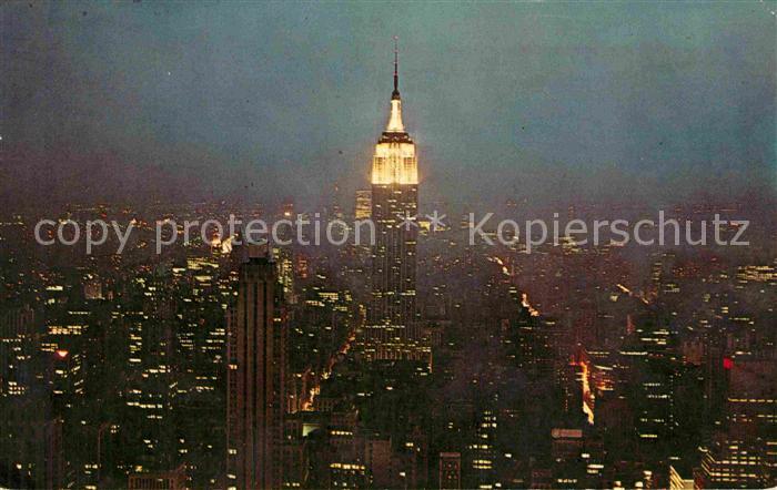 New York City Skyline Observation Roof RCA Building