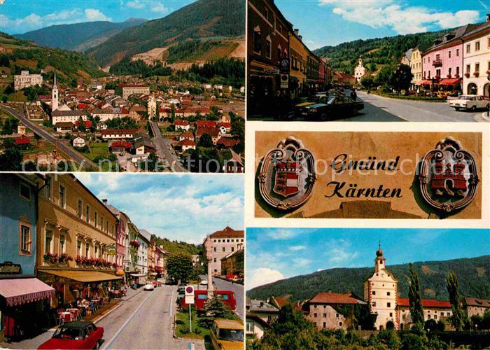 Gmuend Kaernten Zusammenfluss von Lieser und Malta