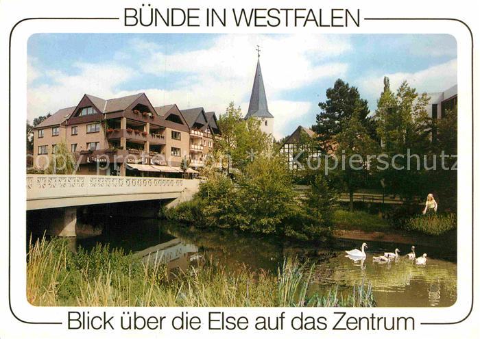 Buende Westfalen Else Bruecke Schwaene