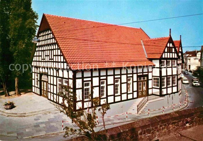 Buende Westfalen Stadtbuecherei Fachwerk